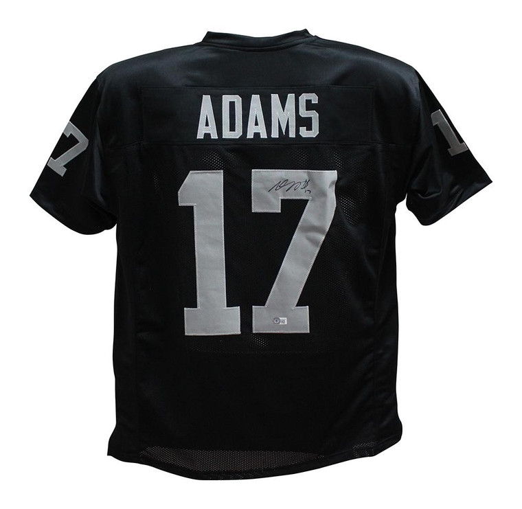 Davante Adams Signed Black Pro Style XL Jersey – Las Vegas Raiders All-Pro WR Memorabilia