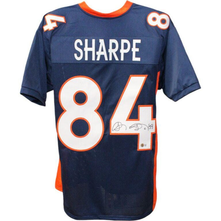 Shannon Sharpe Signed Denver Broncos Pro Style Jersey – Hall of Fame Tight End Autograph