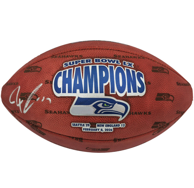 Jaxon Smith-Njigba Signed Seahawks Super Bowl LX Football (Authenticated)
