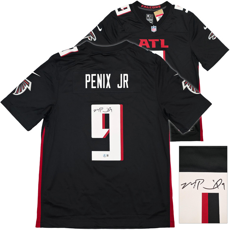 Michael Penix Jr. Signed Atlanta Falcons Nike Jersey (Size L) – Autographed Rookie Quarterback Collectible