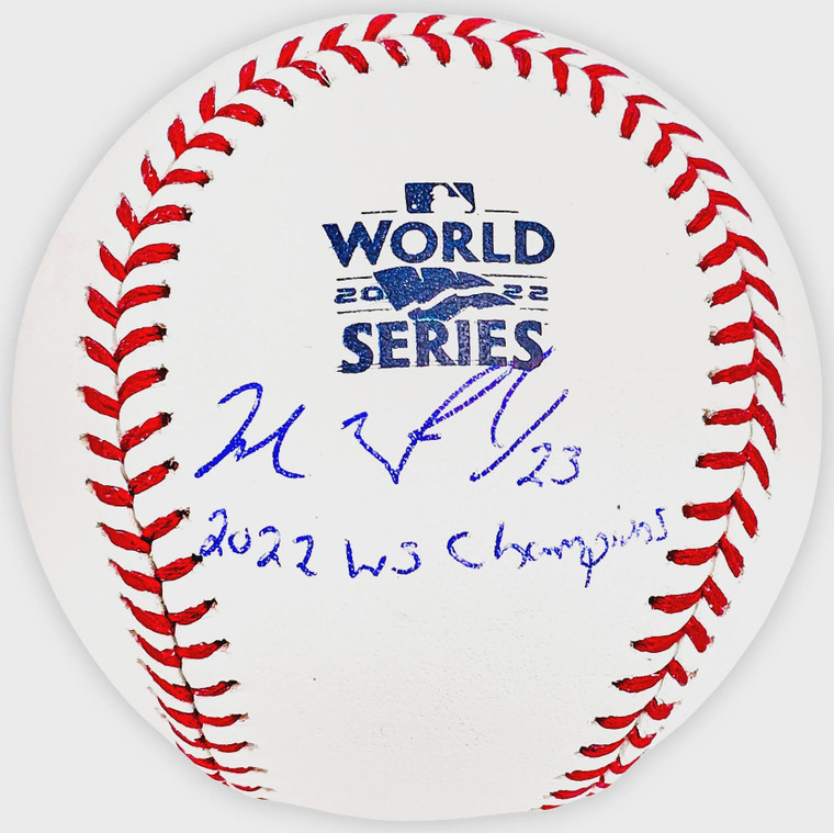 Michael Brantley Signed 2022 World Series Baseball, Houston Astros Champions Autograph