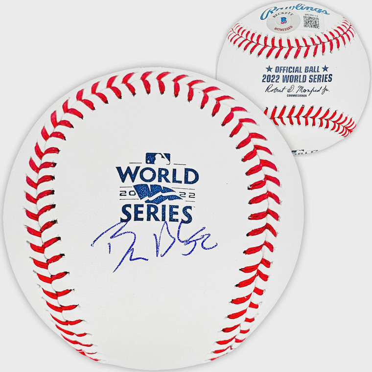Bryan Abreu Signed 2022 World Series Baseball Houston Astros Championship Collector