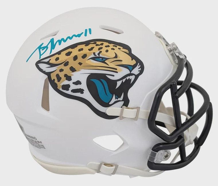 Brian Thomas Jr. Signed Jaguars 2024 Alternate Speed Mini Helmet (Autographed NFL Collectible)

