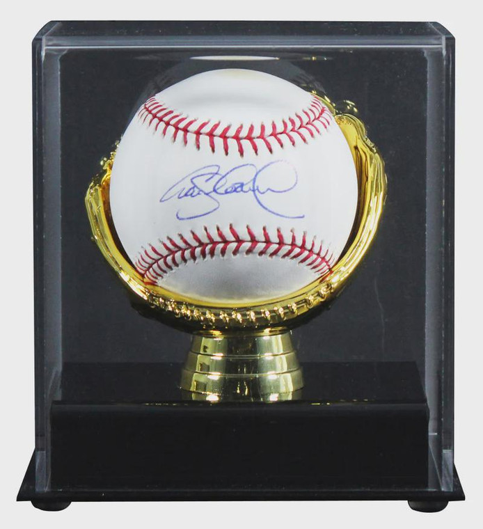 Craig Counsell Signed Allen Selig Baseball with Gold Glove Display Case (MLB Memorabilia)
