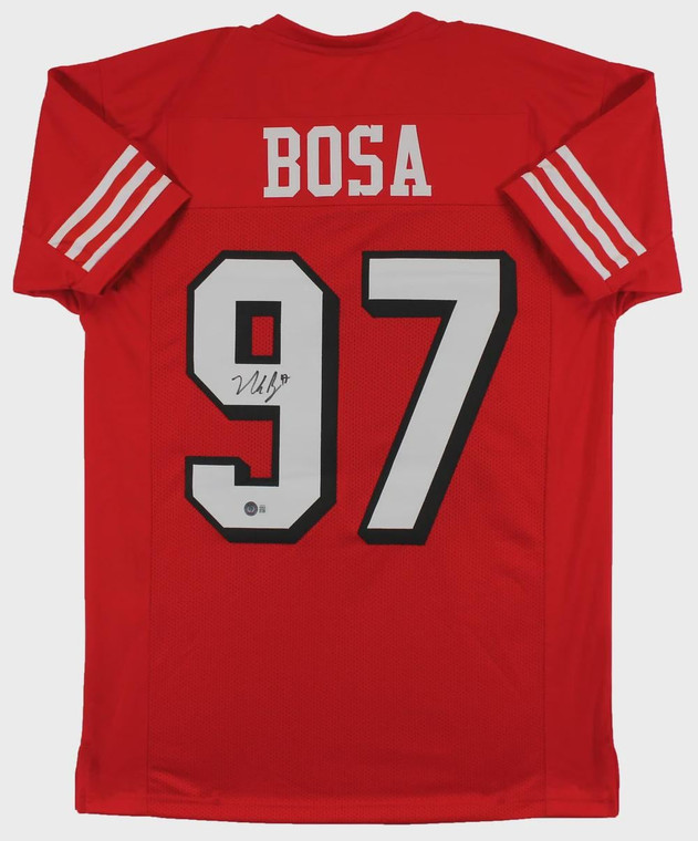 Nick Bosa Signed 49ers Red Jersey #97 (XL)
