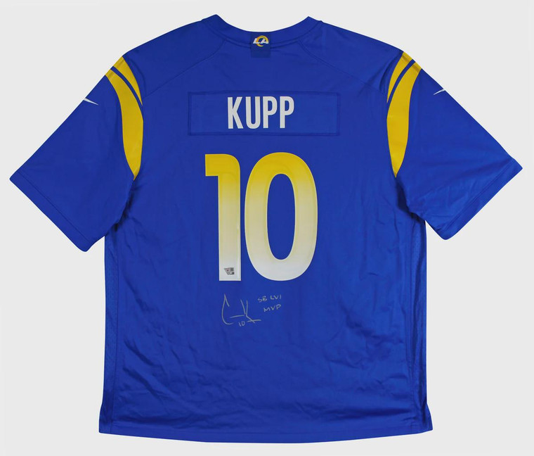 Cooper Kupp Signed Rams Nike Game Jersey, SB MVP Inscription (Authentic)