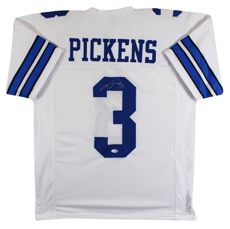 George Pickens Signed White Pro Style Jersey
