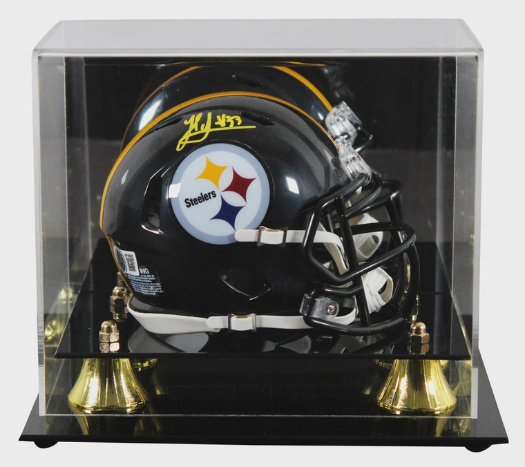 Jack Sawyer Signed Speed Mini Helmet with UV Mirrored Back Acrylic Display Case