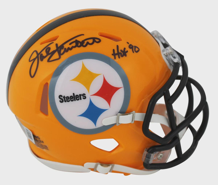 Jack Lambert Signed Steelers 1962 Speed Mini Helmet (HOF 90)
