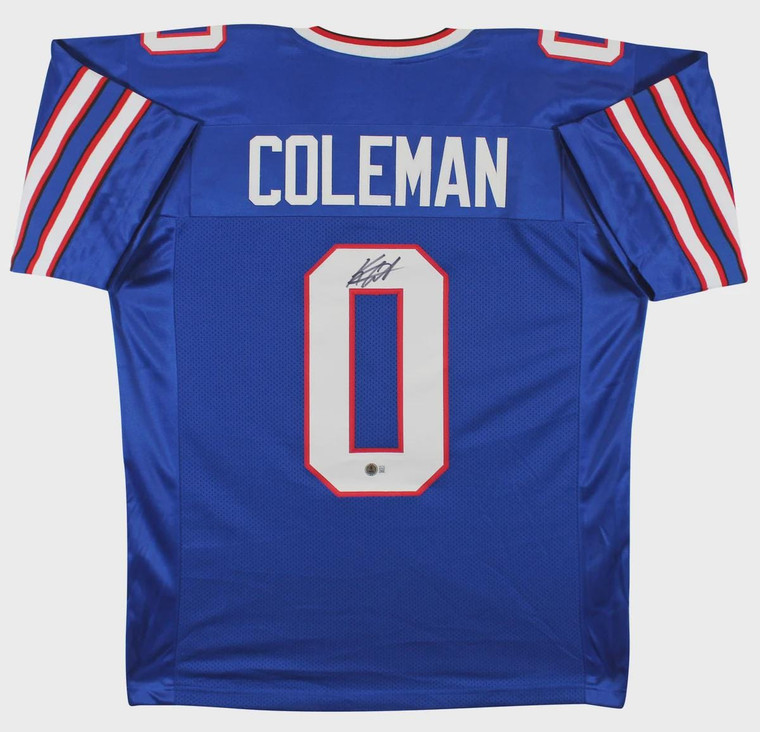 Keon Coleman Signed Buffalo Bills Jersey #0, XL Autographed NFL Memorabilia
