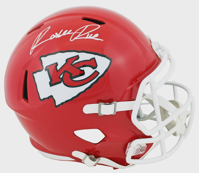 Rashee Rice Signed Kansas City Chiefs Full Size Speed Replica Helmet