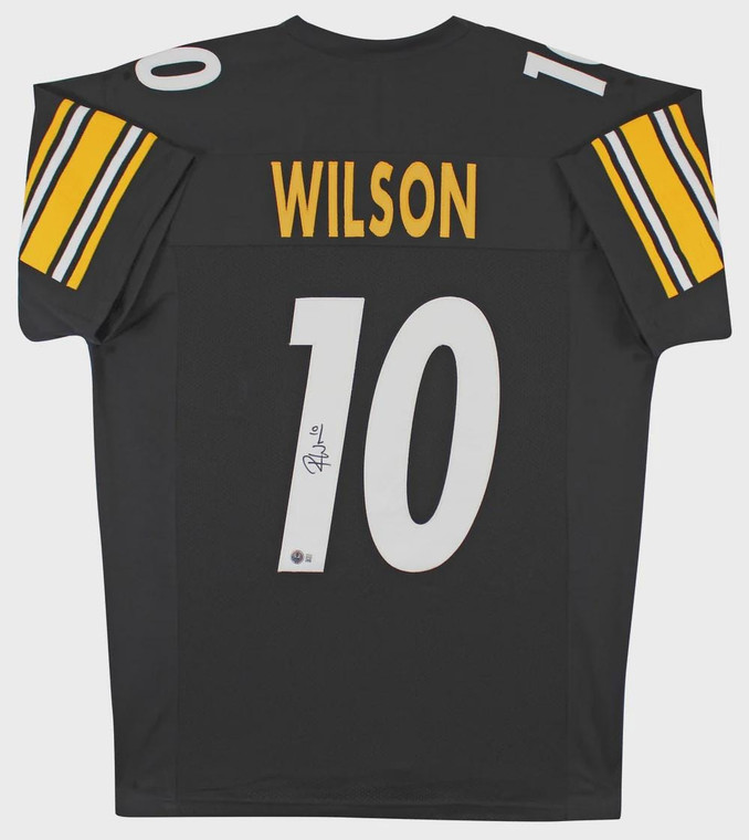 Roman Wilson Signed Steelers Jersey #10, Autographed NFL Memorabilia (XL)
