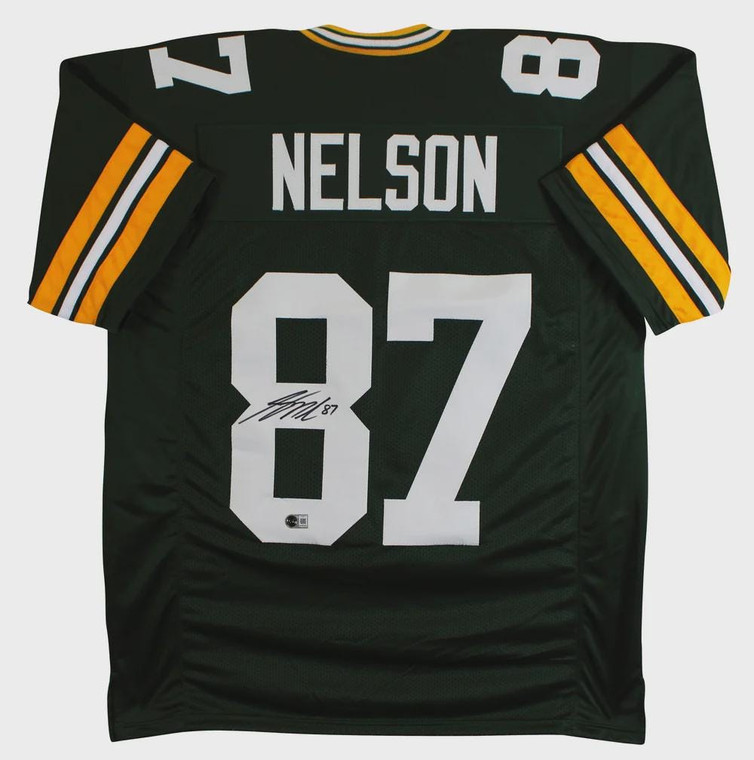 Jordy Nelson Signed Green Bay Packers Jersey #87, Autographed NFL Legend Collectible

