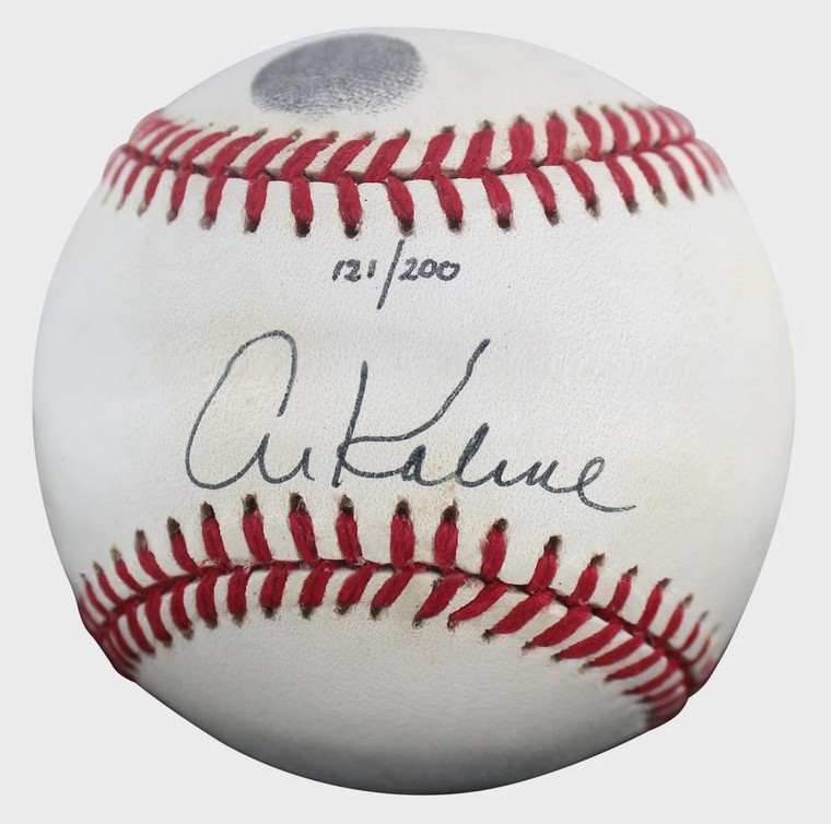 Al Kaline Signed Thumbprint Baseball: Detroit Tigers HOF Legend (Limited Edition 200)
