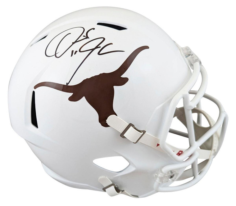 Derrick Johnson Signed Texas Longhorns Speed Helmet (Autographed Collectible)
