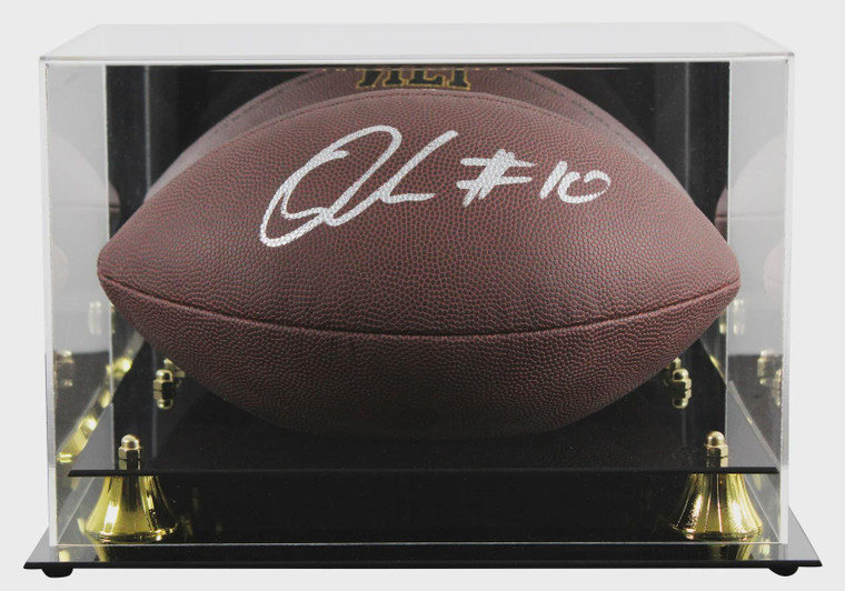 Quinshon Judkins Signed Wilson Super Grip Football (Cleveland Browns Autograph)