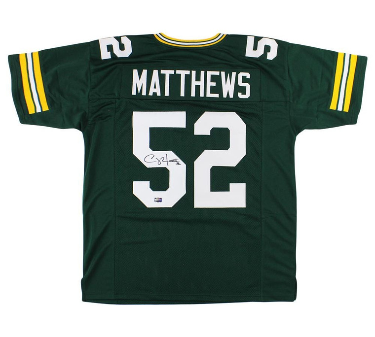 Clay Matthews Signed Green Bay Packers Jersey – Autographed Football Memorabilia (Hologram Authenticated)