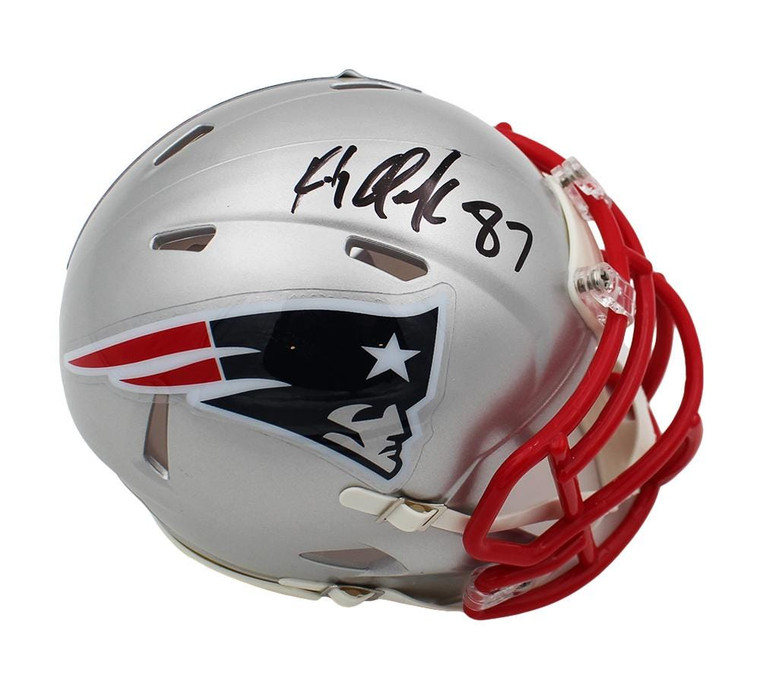 Rob Gronkowski Signed Patriots Speed Mini Helmet (Autographed NFL Memorabilia)
