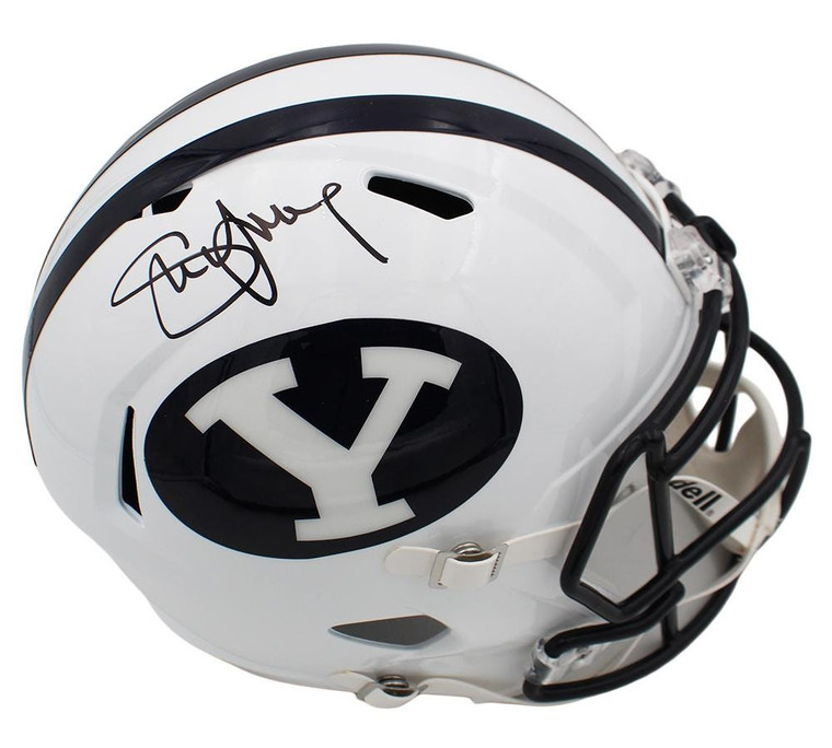 Steve Young Signed BYU Cougars Speed Replica Helmet (Autographed Memorabilia)