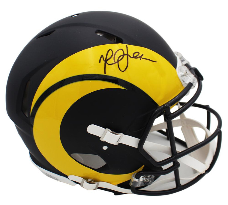 Marshall Faulk Signed Rams Speed Rivalries Helmet (Autographed NFL Memorabilia)
