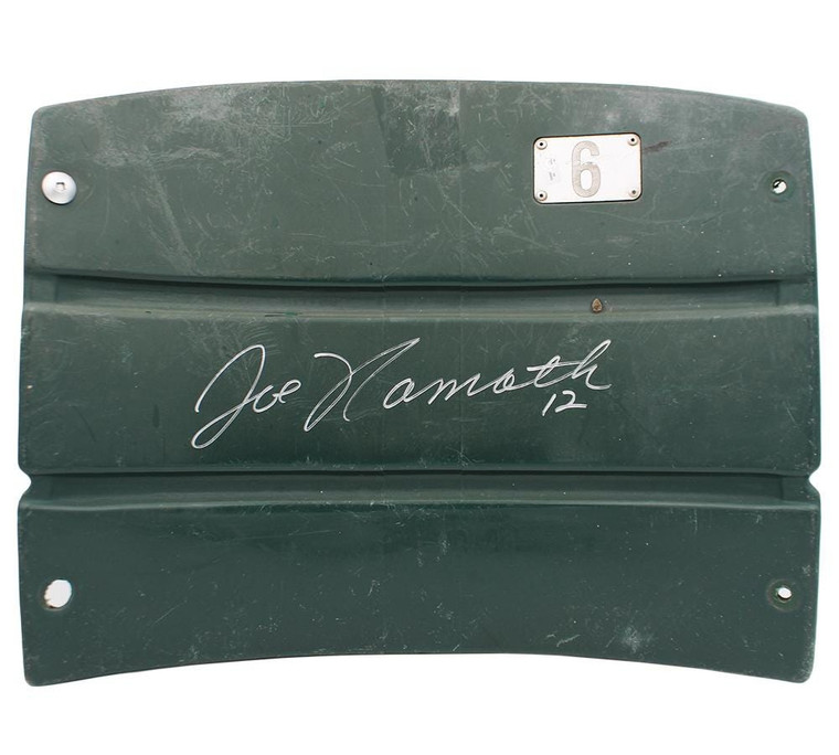 Joe Namath Signed Shea Stadium Seatback – NFL Memorabilia Collectible