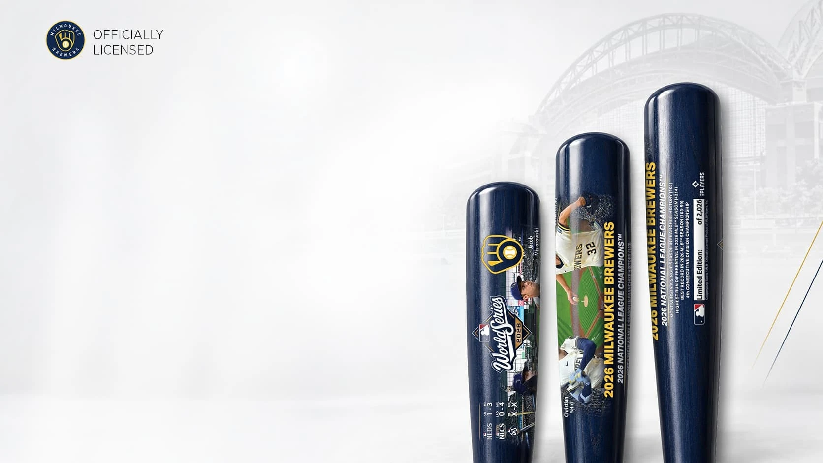 2026 Milwaukee Brewers World Series Bat