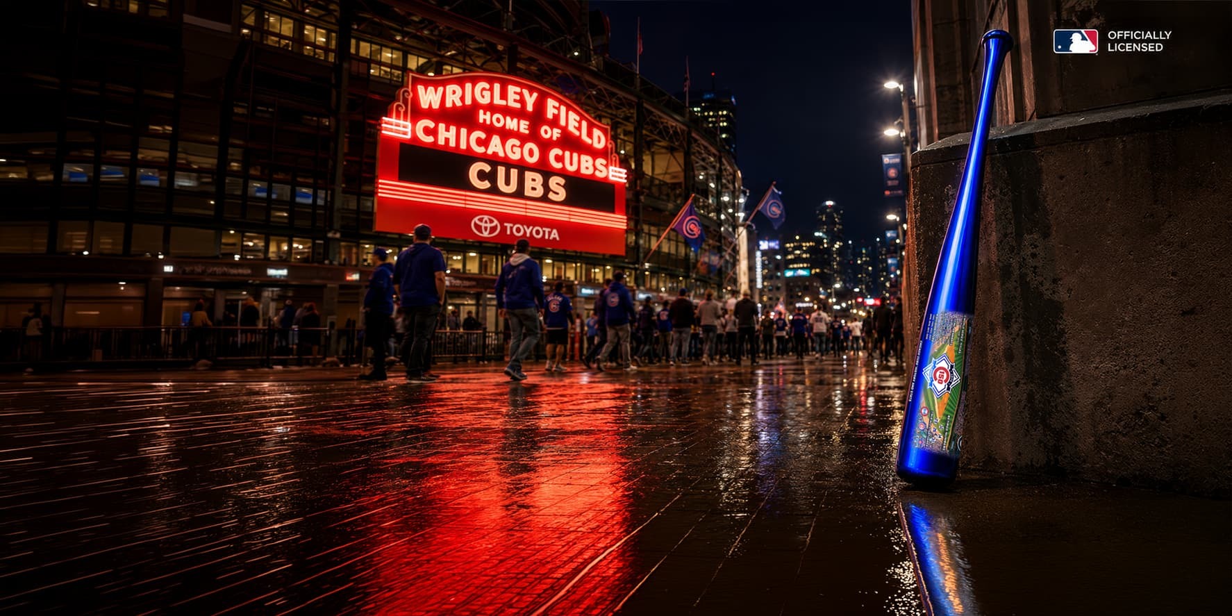 Chicago Cubs 150th anniversary bat