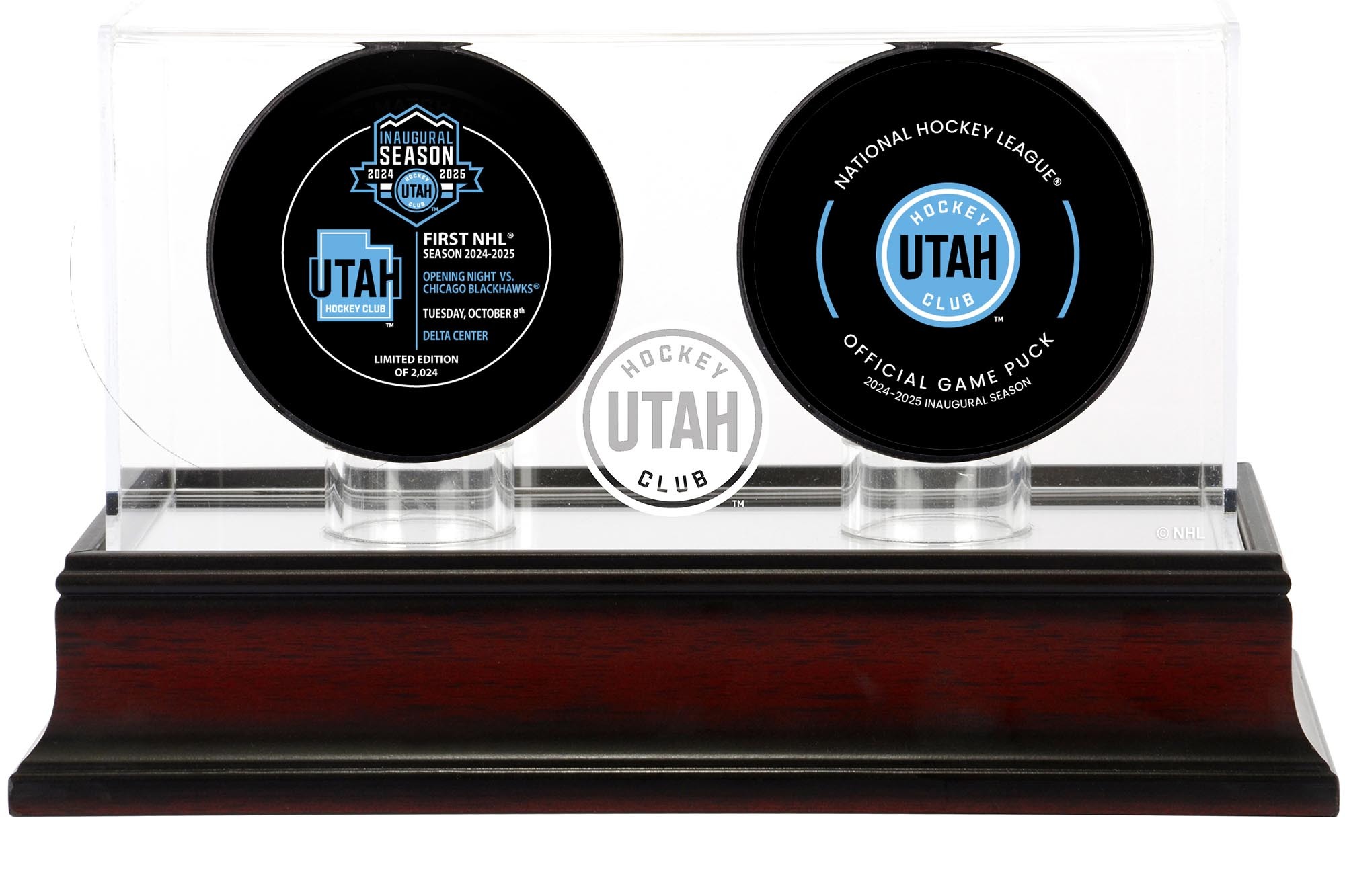 Shop Utah Hockey Club Inaugural Season 2-Puck Set Limited