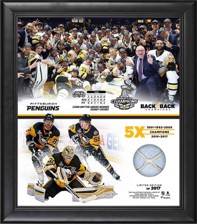 Pittsburgh Penguins NHL Back to Back Stanley Cup Champions 1991