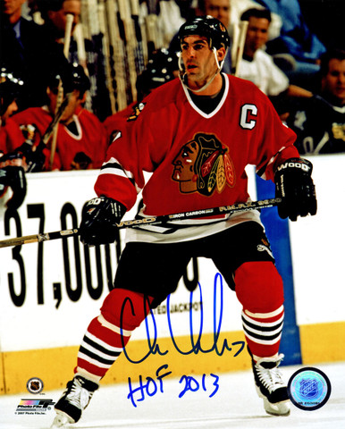 Chris Chelios Autographed Detroit Red Wings 8x10 Photo #1 - Horizontal Home  Action