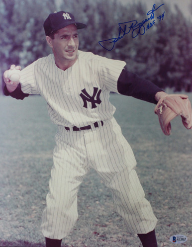 Lot Detail - Phil Rizzuto Autographed Framed New York Yankees