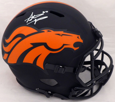 Steve Atwater Autographed Denver Broncos Throwback Orange Mini Helmet  Beckett BAS Stock #178096 - Mill Creek Sports