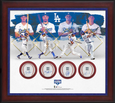 Cody Bellinger and Mookie Betts Los Angeles Dodgers Fanatics Authentic Dual-Signed Baseball