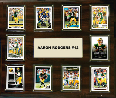 Green Bay Packers Aaron Rodgers 12'' x 15'' Plaque