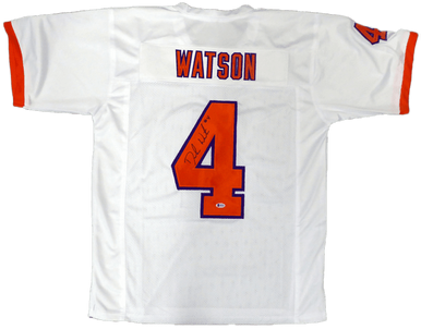 Deshaun Watson Autographed Signed Jersey - Beckett Authentic - Red