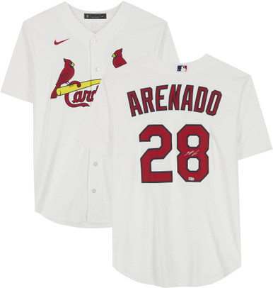 Nolan Arenado Grey St. Louis Cardinals Autographed Nike Replica Jersey