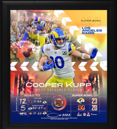 Shop Cooper Kupp Los Angeles Rams Super Bowl LVI Champions MVP