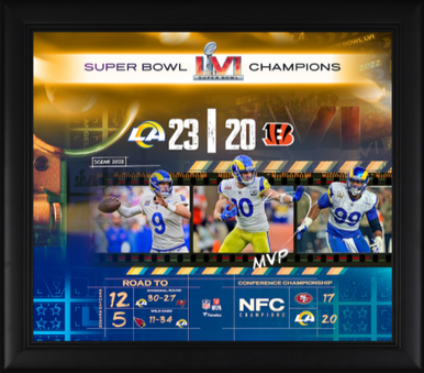 Shop Los Angeles Rams Super Bowl LVI Champions Road to the Super