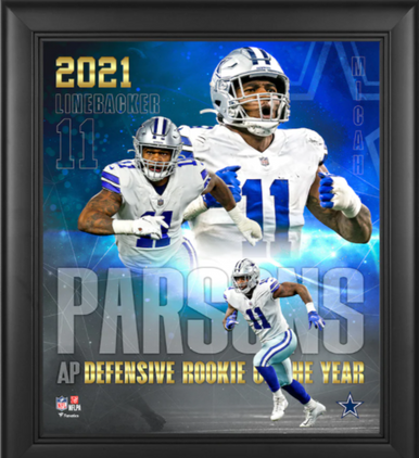 Buy Micah Parsons Dallas Cowboys 2021 NFL Defensive Rookie of