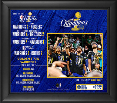 Golden State Warriors NBA Champions Framed Photo Collage Limited Edition  Exclusive