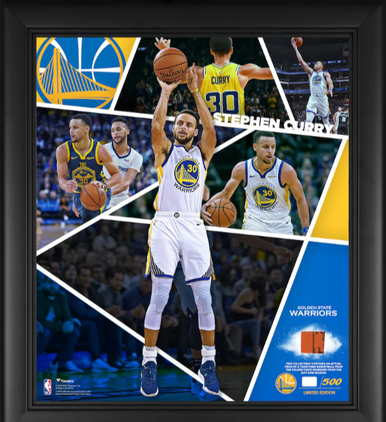 Shop Stephen Curry Golden State Warriors Framed Impact