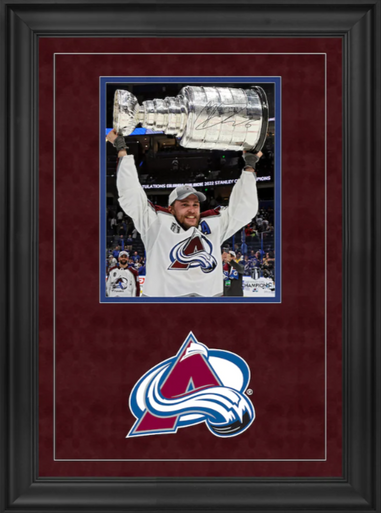 Colorado Avalanche 2022 Stanley Cup Champions Black Framed Jersey Display  Case
