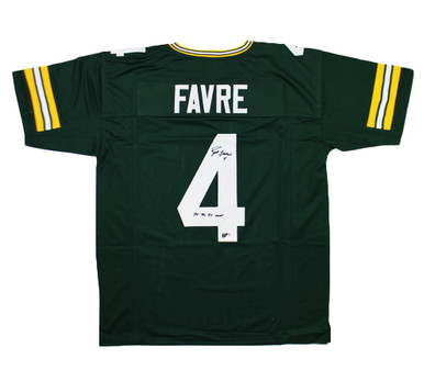 Brett Favre Autographed Signed Framed Green Bay Packers Jersey 