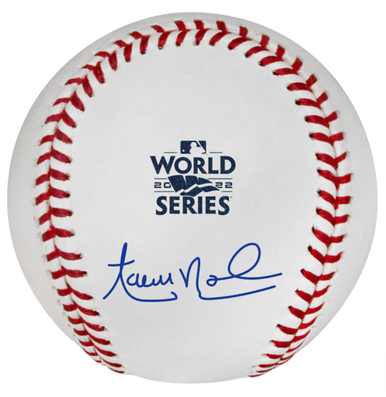 Aaron Nola Autographed World Series Cap
