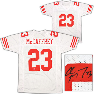 Shop Christian McCaffrey San Francisco 49ers Signed Red Jersey