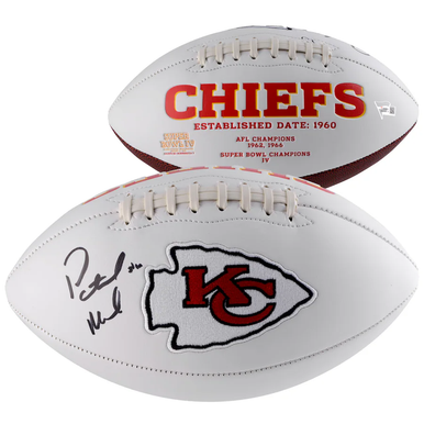 Patrick Mahomes Autographed Kansas City Gray Replica Football