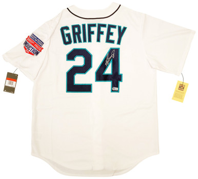 Shop Ken Griffey Jr. Seattle Mariners Signed Cream Nike Jersey XL