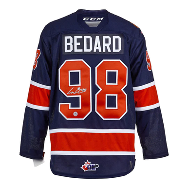 Connor Bedard Regina Pats Signed White CCM CHL Jersey