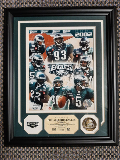 Philadelphia Eagles Team Plaque #24 of 2002 - Nikco Sports