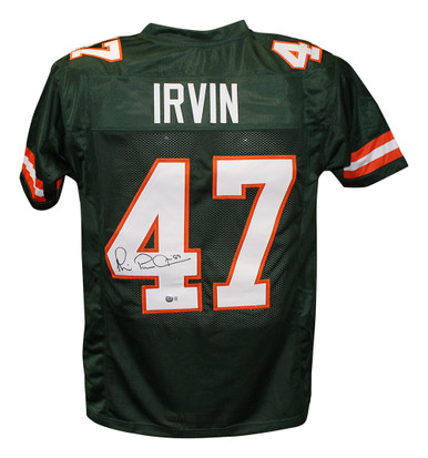 コ*ー様 背番号ありダイナボアーズユニフォーム　レア　岩村　サイン入り IRVINMICHAELJERSEYGREENMIAMI40